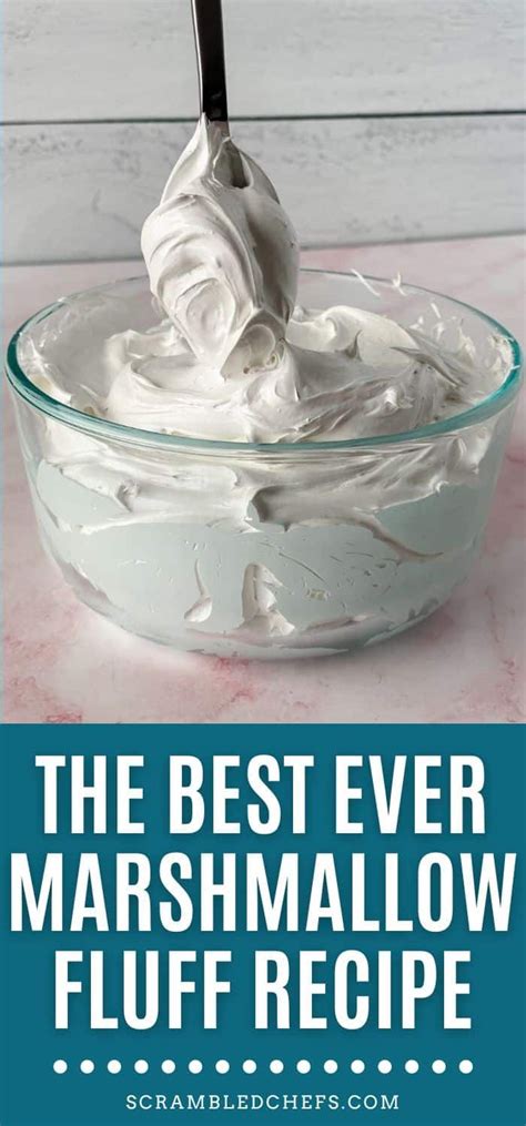 Homemade Marshmallow Fluff Recipe Recipe In 2023 Marshmallow Fluff