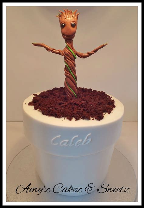 Guardians Of The Galaxy I Am Groot Groot Birthday Cake Book Cakes