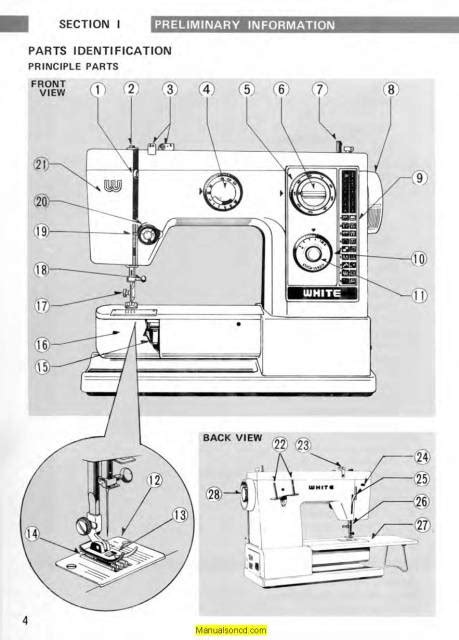 White 505 Sewing Machine Instruction Manual