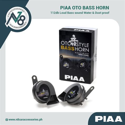 PIAA OTO Bass Horn 390Hz/430Hz Genuine Made in Japan - N8 Car ...