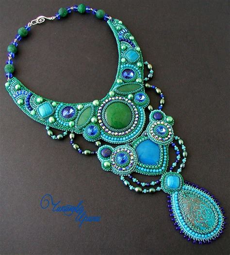 Beautiful Bead Embroidered Jewelry By Irina Chikineva Beads Magic