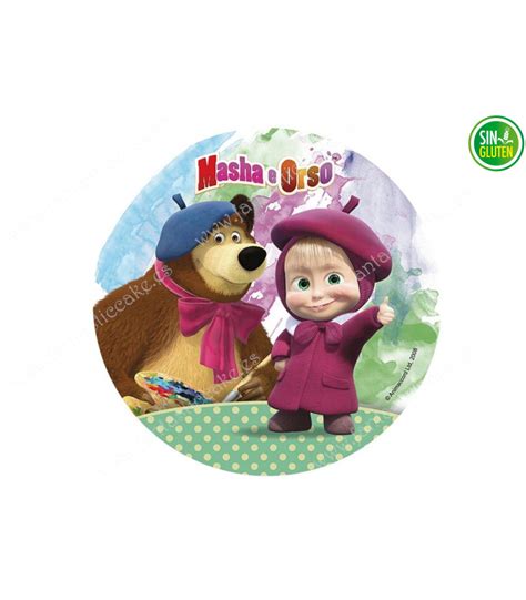 Oblea Masha y el Oso sin gluten Nº535 Fantastic Cake