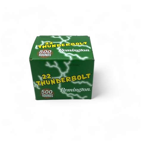 Remington Thunderbolt 22 Lr 40 Grain Lrn Ammunition 500 Rounds