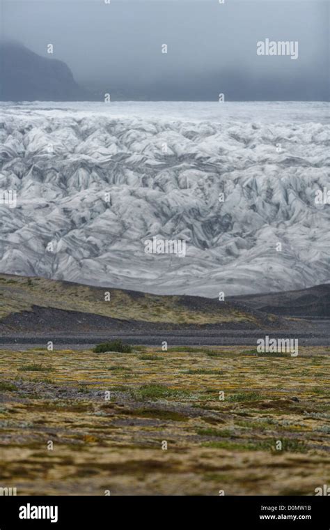 Vatnajokull Glacier Skaftafell National Park Hi Res Stock Photography