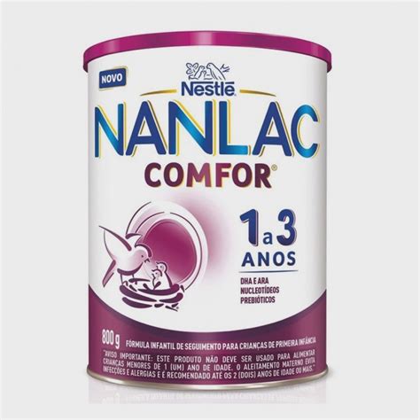 Nanlac 1 A 3 Anos Promoção - Fórmula Infantil Leite Nanlac Comfor 1 A 3 Anos 800g em Promoção na ...