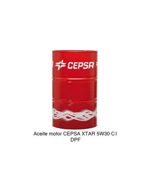 Aceite Motor CEPSA XTAR 5W30 C1 DPF