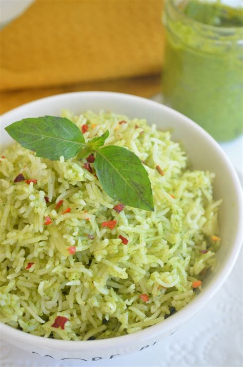 Simply Fresh Pesto Rice