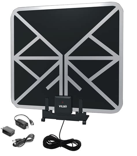 Vilso Tv Antenna Outdoor Amplified Motorized 360 Degree Rotation