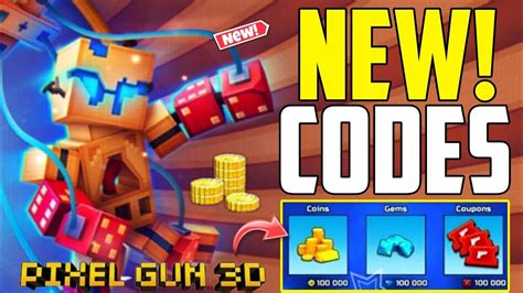 ⚠️hurry Up⚠️ Pixel Gun 3d Codes Promo Codes 2023 Pixel Gun 3d Codes 2023 Code Pixel Gun 3d