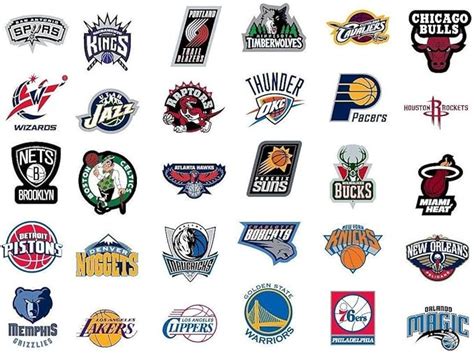 Amazon NBA Decal Stickers Basketball New Team Logo Designs