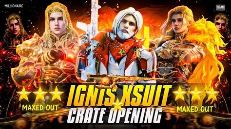 New X Suit Crate Opening Ignis X Suit Crate Opening BGMI PUBG New