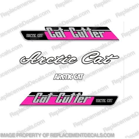 Arctic Cat Cat Cutter Snowmobile Decals 1972