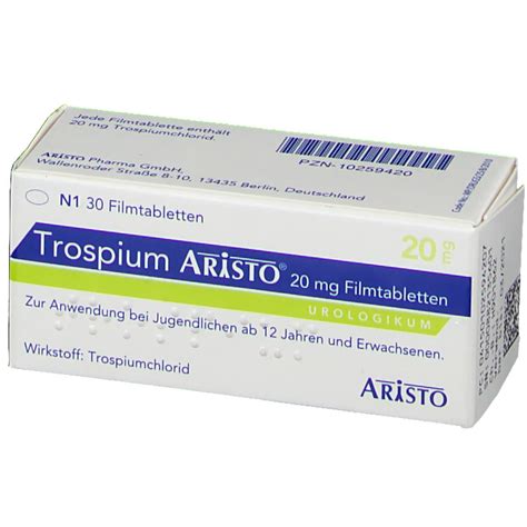 Trospium Aristo Mg St Mit Dem E Rezept Kaufen Shop Apotheke