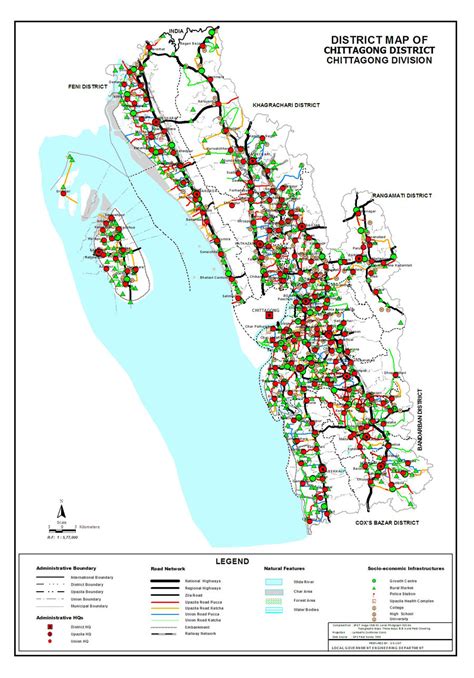 Chittagong District [Upazila wise Mouza Maps & Information]