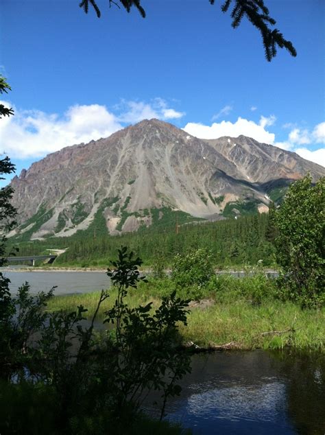 mountain   distance  trees