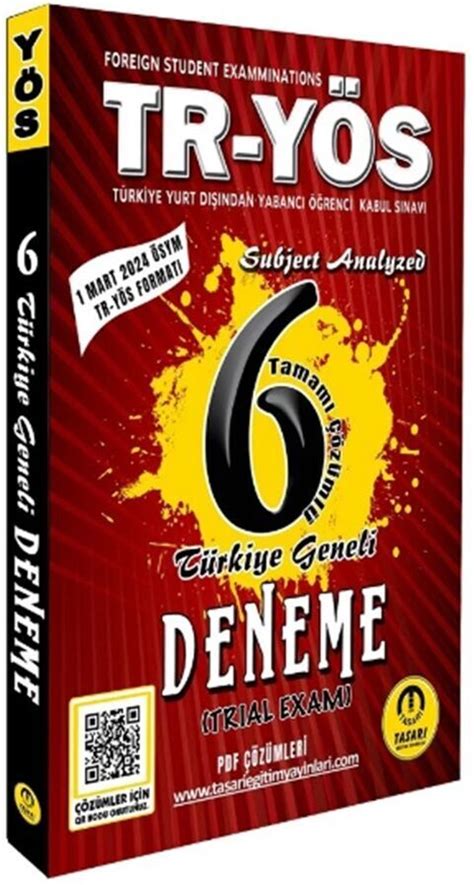 Tasar Yay Nlar Y S T Rkiye Geneli Deneme Kitap Ler Ler