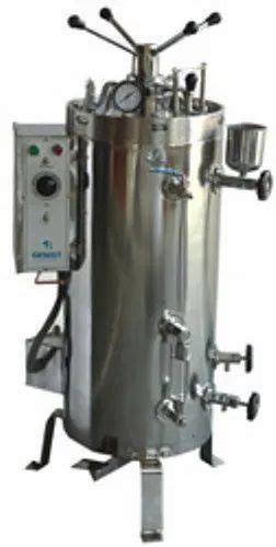 Double Wall Vertical Vacuum Autoclaves Power Kw At Rs In