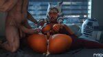 Ahsoka Tano R2 D2 Clone Wars SW Персонажи cum in pussy