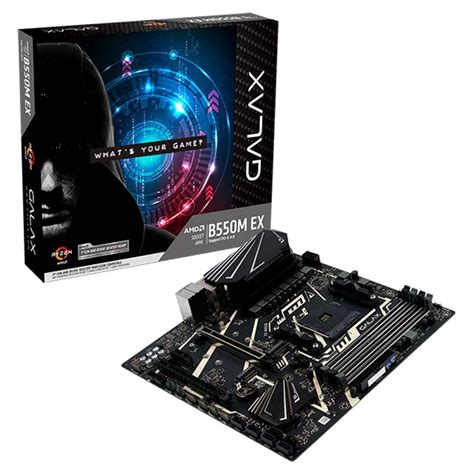 Placa Mãe Galax B550M EX AMD AM4 M ATX DDR4 KaBuM