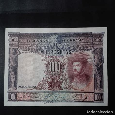 billete de 1000 ptas año 1925 sin serie Comprar Monedas de Isabel II