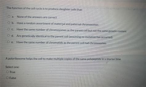 Solved The cells that have a high rate of protein synthesis | Chegg.com 