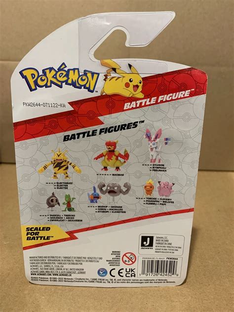 Mavin Sylveon Pokemon Battle Figure Jazwares Articulated 2022 Nib