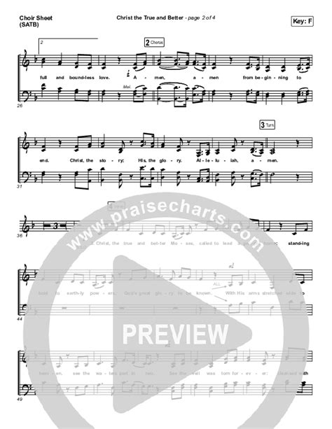 Christ The True And Better Choir Sheet Music PDF Keith Kristyn Getty