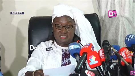 Le discours de Khady Diène Gaye la nouvelle ministre des Sports YouTube