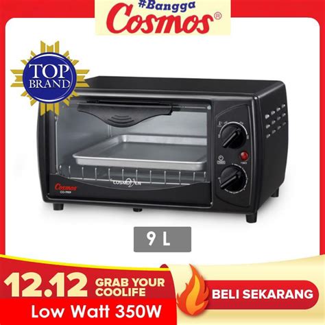 Jual Cosmos Oven Listrik 9 Liter CO 9909B Hitam Low Watt Shopee