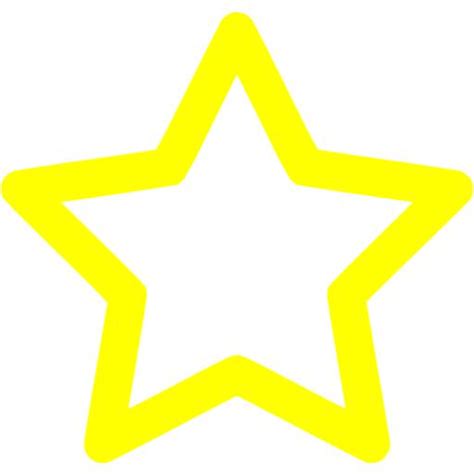 Star outline images yellow outline star icon free yellow icons clip art ...