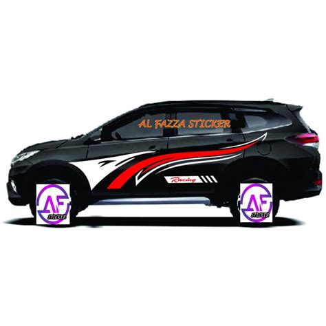 Jual Striping Sticker Mobil Terios Rush Xenia Sticker Body Mobil