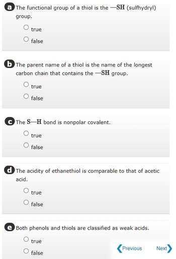 Answered: a The functional group of a thiol is… | bartleby