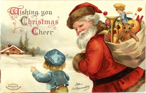 Dataviz As Art 25 Vintage Santa Claus Post Cards Michael Sandbergs