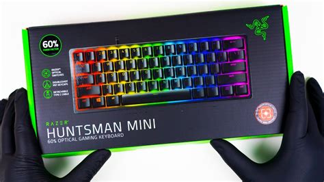 Razer Huntsman Mini Percent Gaming Keyboard Unboxing Gameplay