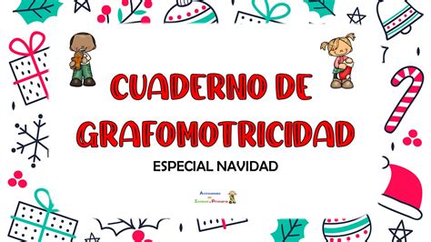 Cuaderno De Grafomotricidad Especial Navidad