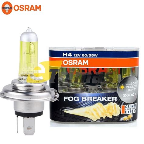 Osram Fog Breaker 2600K Yellow Light H1 H3 H4 H7 H11 HB3 HB4