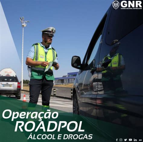 Segurança Rodoviária GNR em operação RoadPol Álcool e Drogas