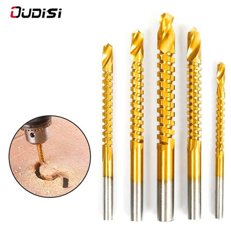 3 6 Pcs Cobalt Drill Bit Set Spiral Screw Metric Composite Tap Drill Bit Tap Twist