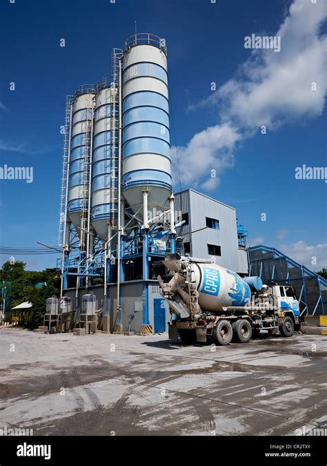 Cement Production Plant In Thailand Stock Photo 48621299 Alamy