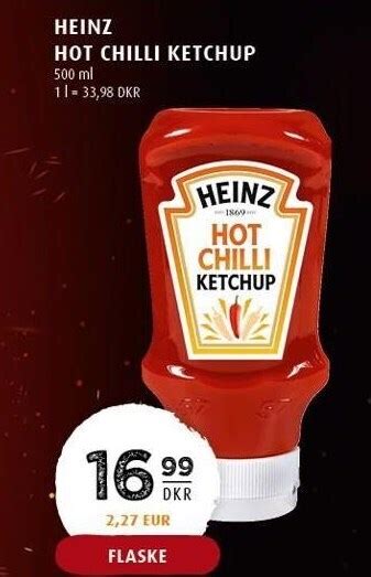 Heinz Hot Chilli Ketchup Tilbud Hos Scandinavian Park