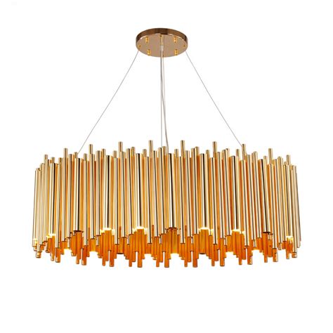 Современная люстра в скандинавском стиле из алюминиевых трубок GRANDA ...