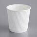 Choice Oz Sleeveless Ripple Wall White Paper Hot Cup Pack