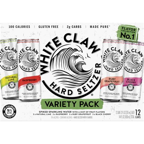 White Claw Hard Seltzer Variety Pack 12 Fl Oz From Walmart Instacart