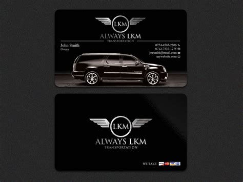 Masculine Serious Business Business Card Design For Always Lkm