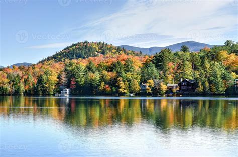 Adirondacks Fall Foliage, New York 16193379 Stock Photo at Vecteezy