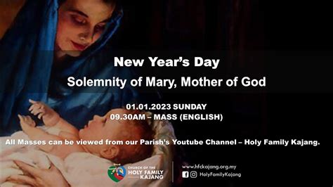 New Year S Day Solemnity Of Mary Mother Of God Youtube