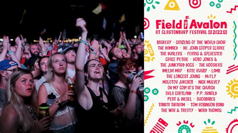 Glastonbury Field Of Avalon Reveals Line Up Poster Thefestivals