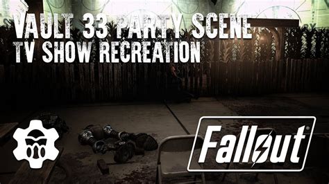 Fallout Settlement Building Vault Party Scene From The Trailer