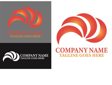 Company Name- logo template by Breezy Borders on Dribbble