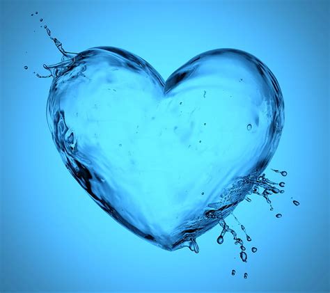 Water Drop Heart Wallpapers